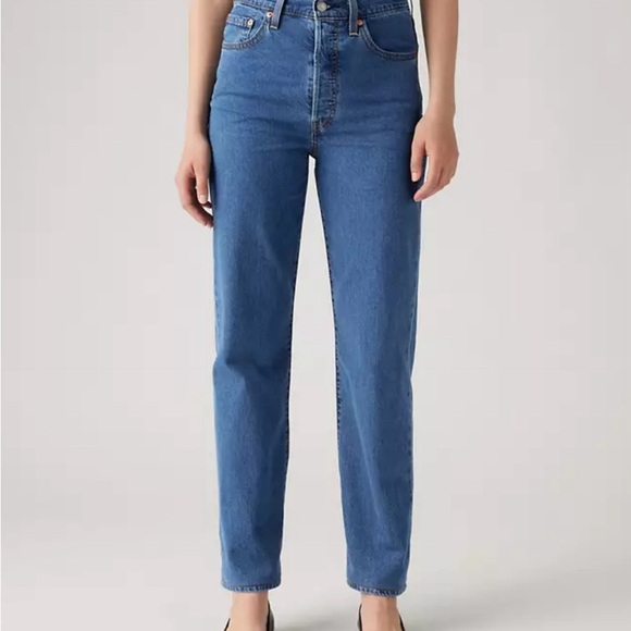 Levi’s women’s RIBCAGE STRAIGHT ANKLE PERFORMANCE COOL WOMEN'S JEANS size 27 - Picture 3 of 10